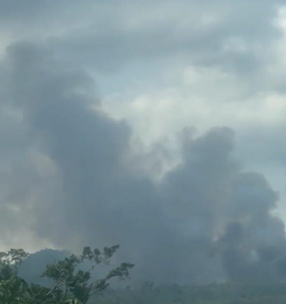 Firefighters battling blaze at Haddon Disposal Site in St. Ann