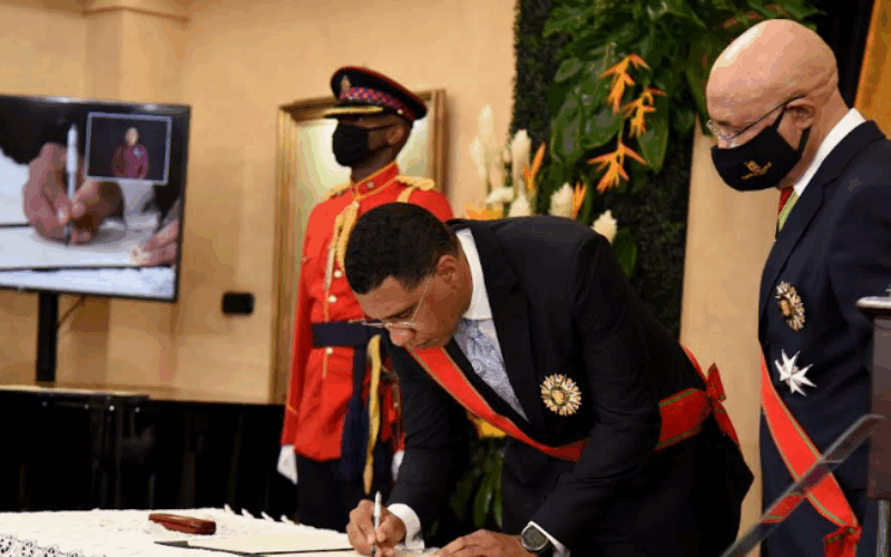 Dr. Andrew Holness to be sworn in as Jamaica’s Prime Minister today