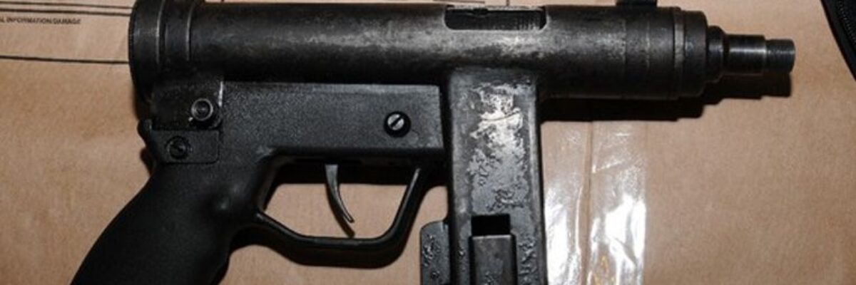 Police responding to noise abatement complaint seize illegal gun and marijuana