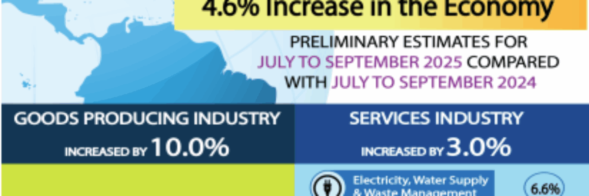 Economy grew by 4.6 per cent during 2025 third quarter