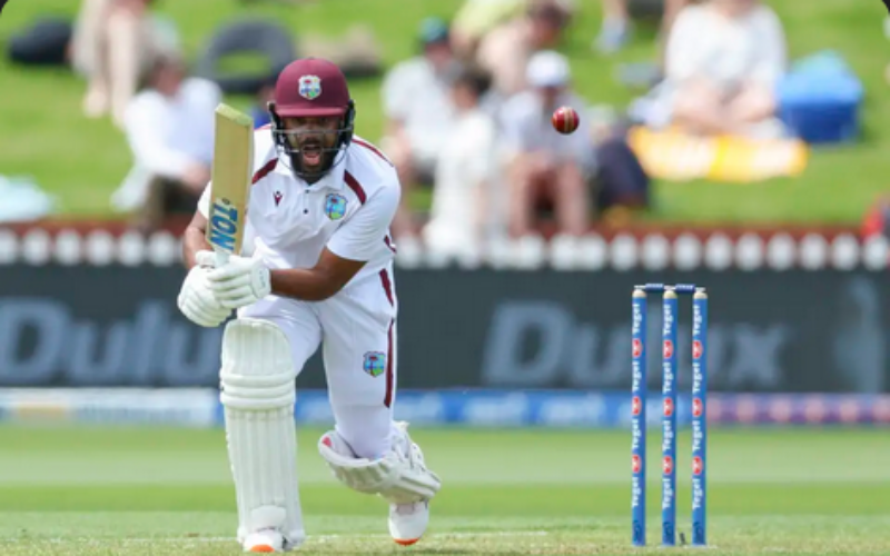King, Campbell stand firm as Windies openers post rare century partnership at Bay Oval