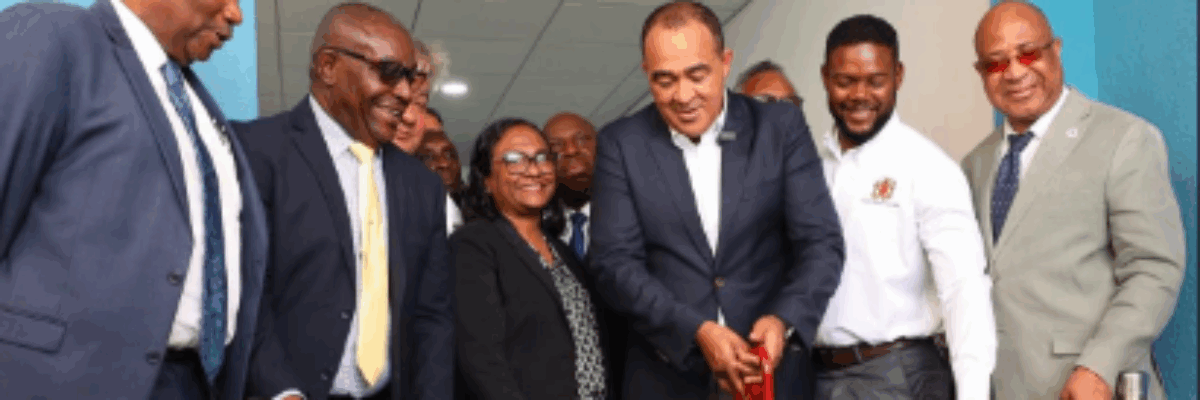 The upgraded administrative block at the Cornwall Regional Hospital in St. James is officially open