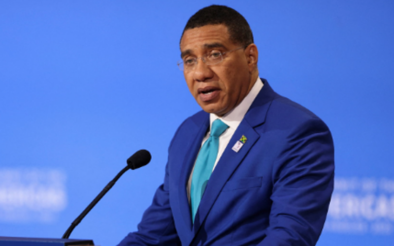 PM Holness warns criminals that they will not live to enjoy the fruits of crime