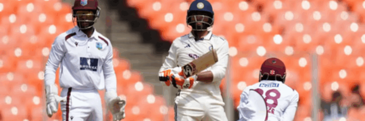 India tighten grip on first Test as West Indies struggle in Ahmedabad