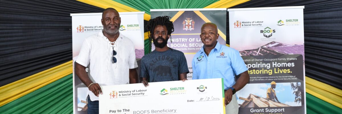 Labour and Social Security Ministry has disbursed more than $2B to Jamaicans affected by Hurricane Melissa