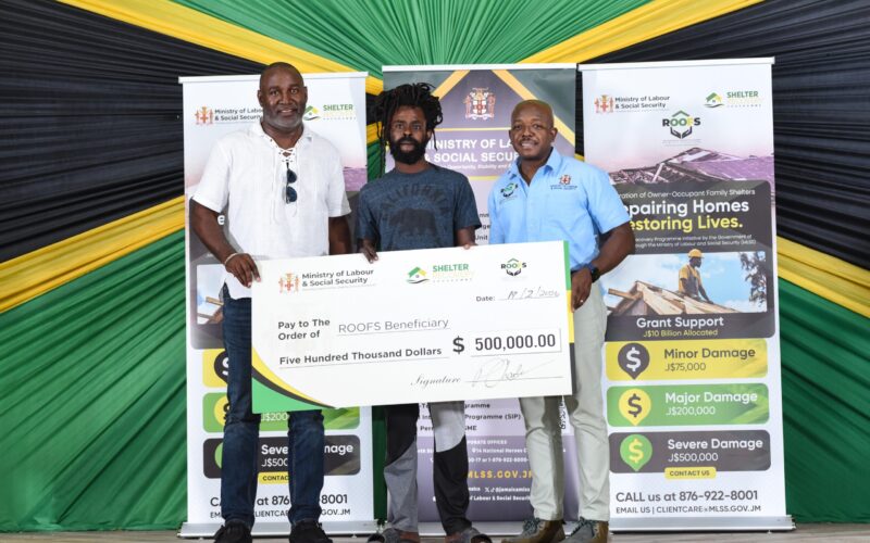 Labour and Social Security Ministry has disbursed more than $2B to Jamaicans affected by Hurricane Melissa