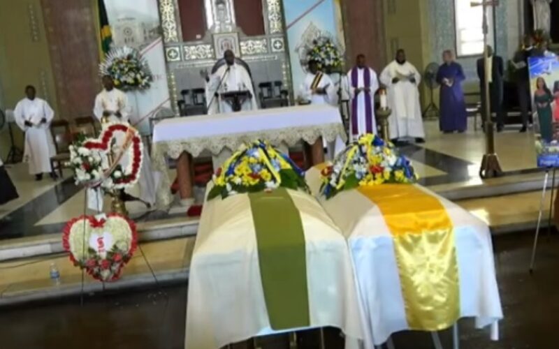 Principal of Jessie Ripoll primary school and his wife laid to rest today