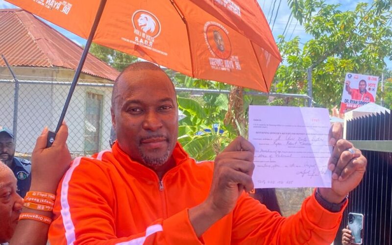 PNP Candidate Ryan Simpson nominated for North East St. Ann