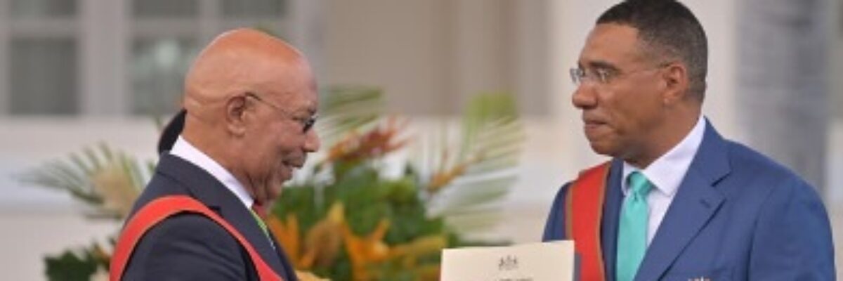 GG Sir Patrick Allen urges PM Dr. Andrew Holness to lead Jamaica with clarity, conviction and compassion