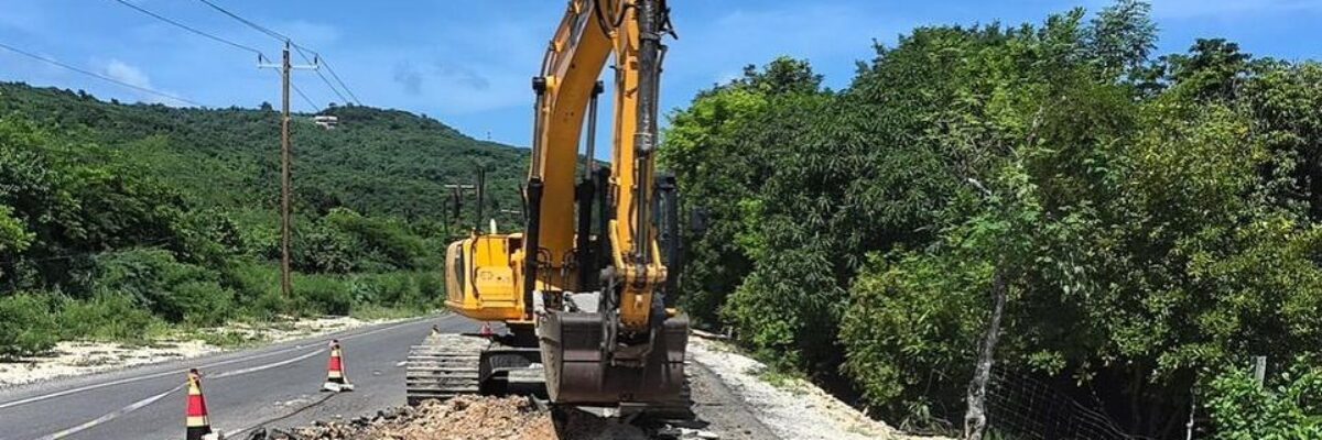 Repair work begins on Yallahs to Pamphret roadway in St. Thomas