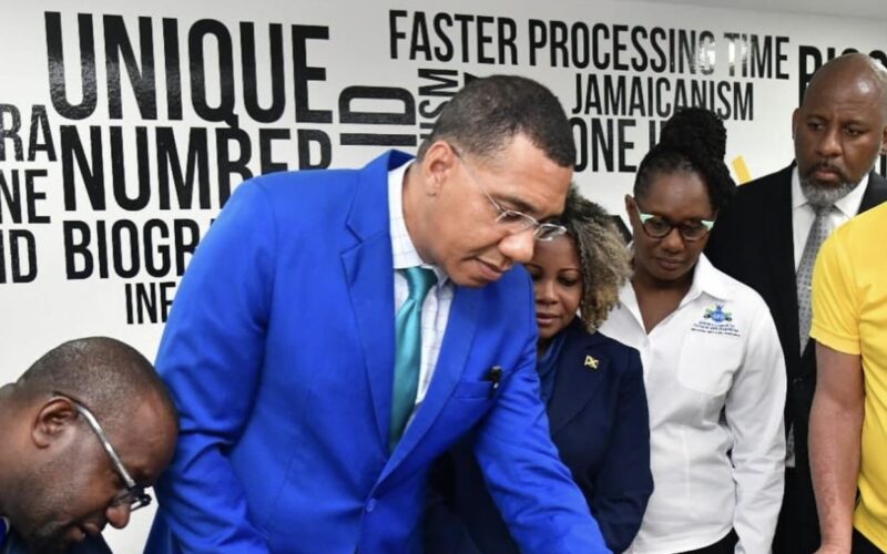 PM Holness says young people are also benefiting from the NIDS