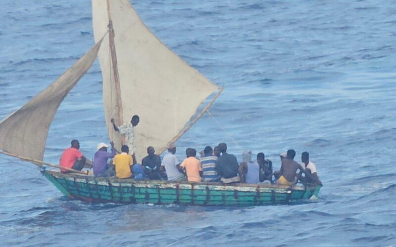 JDF intercepts Haitian vessel in distress, with 26 males aboard