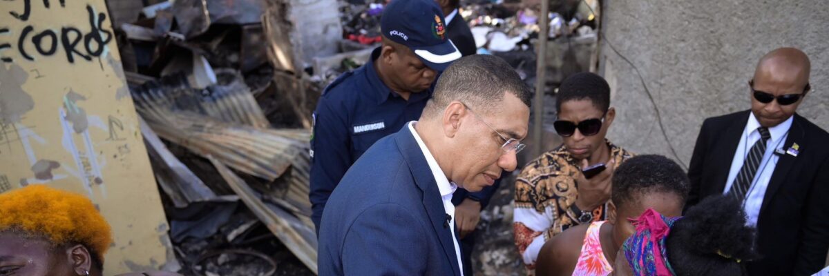 Police probing arson attack in Bell Rock that destroyed 7 homes; PM Holness pledges support for victims