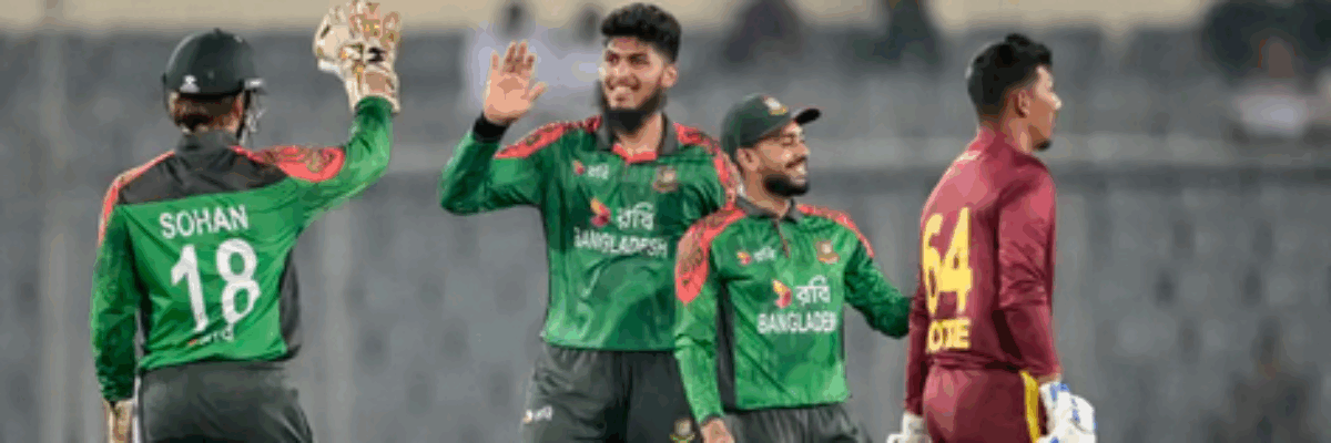 Bangladesh thrash West Indies to seal ODI series 2-1
