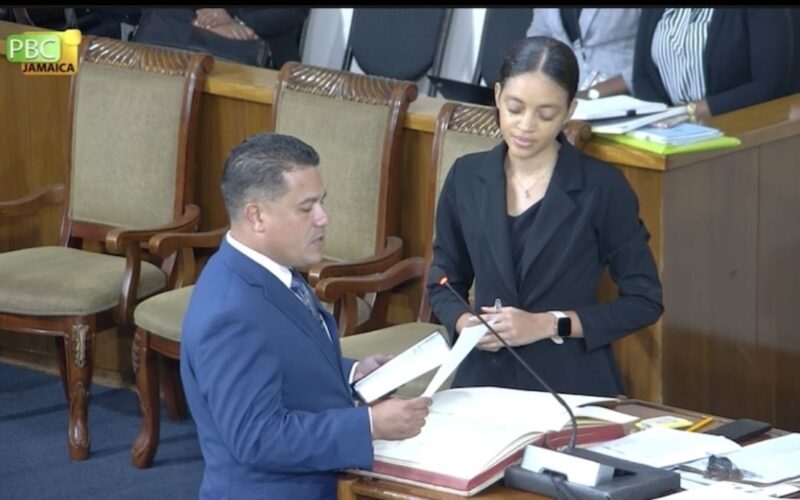 JLP’s Matthew Samuda sworn in as NESA MP