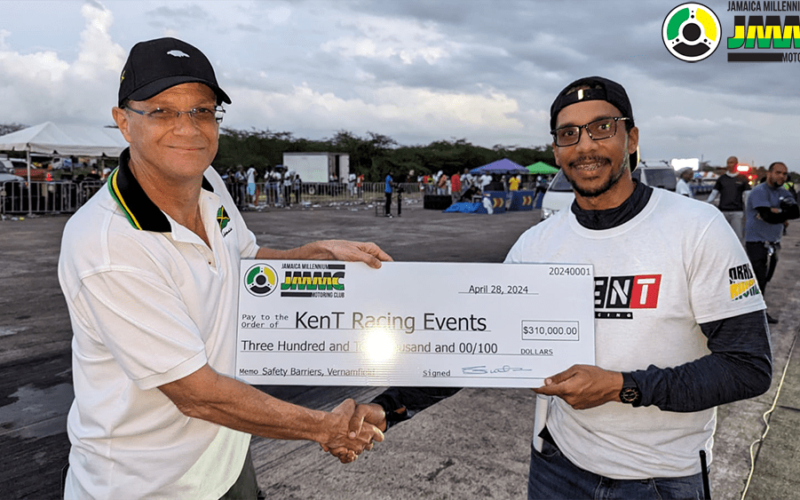 JMMC donates money to aid spectator safety enhancements at Vernamfield