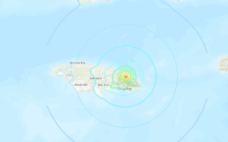 Several Jamaicans receive minor scare as another earthquake rocked the nation, this morning