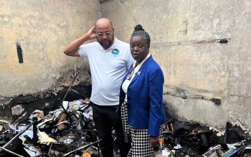 Ocho Rios Primary in St. Ann closed this week following fire last night