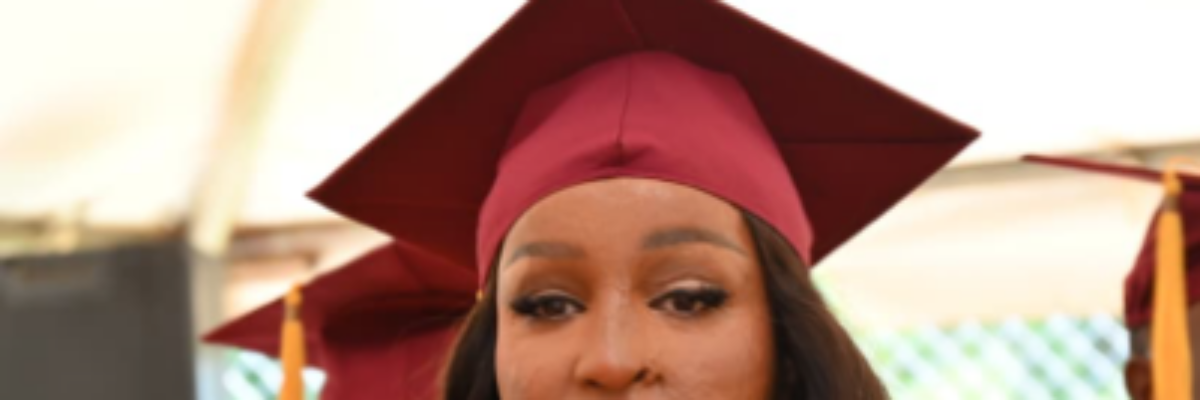 Burn survivor Adrianna Laing honoured at graduation ceremony
