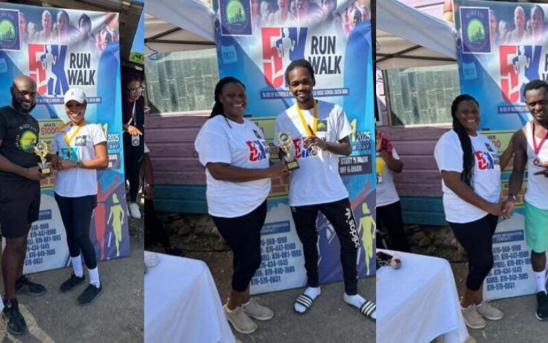 Jaheim Cummings and Shanoy Eccleston dominate inaugural Wake-Fit 5K Run/Walk in Trelawny