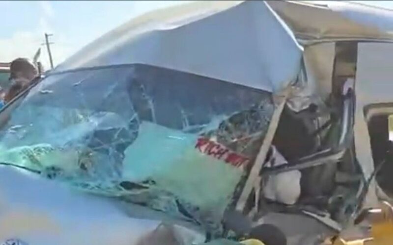 One person is dead and several others injured following crash along the Rose Hall main road in St. James this afternoon