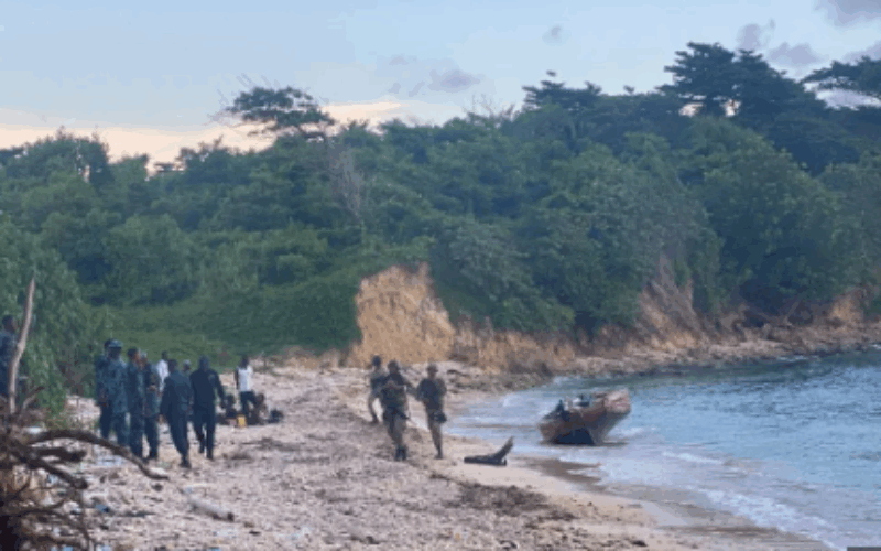 Search continues for Haitians after illegal landing in Kensington Portland yesterday; 21 in custody