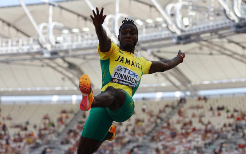 Wayne Pinnock stars the show on day 5 at World Athletics Championship