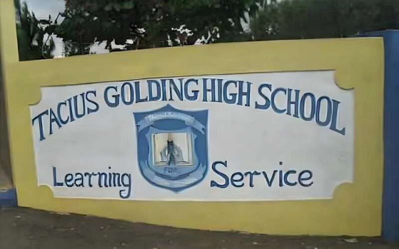 Edu Min provides support to Tacius Golding high school in St Catherine following shooting incident Friday