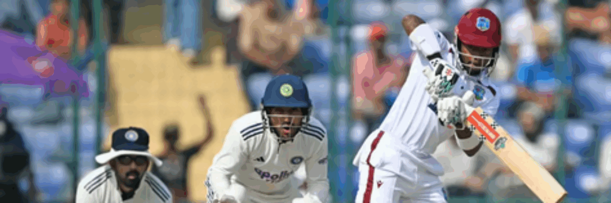 India tighten grip as West Indies struggle on day two in Delhi