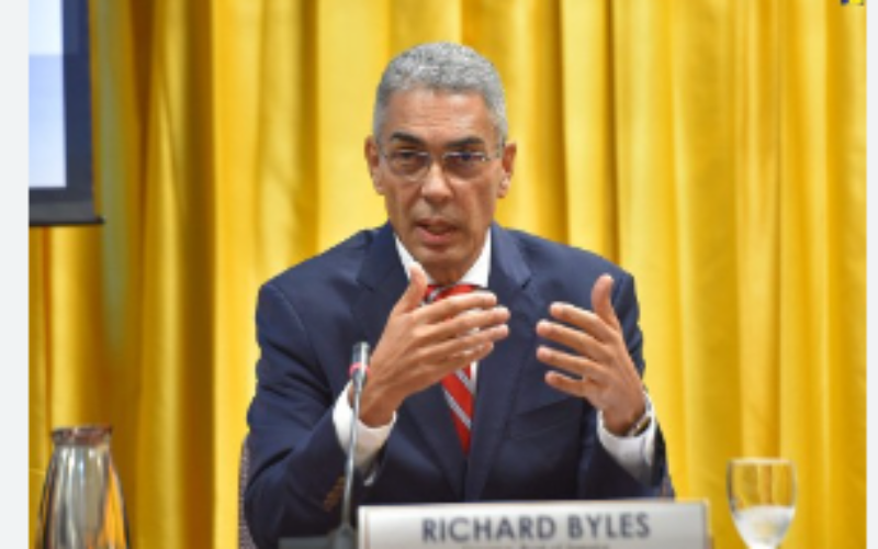 Central Bank Governor Richard Byles says inflation is forecast to trend upwards over the June to September quarter 