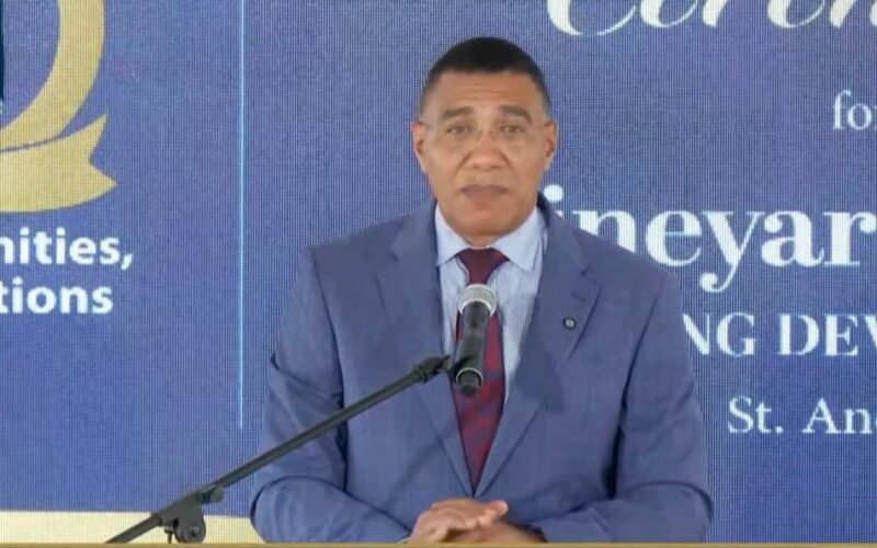 PM Holness says every Jamaican must be invested in reduction of murder rate