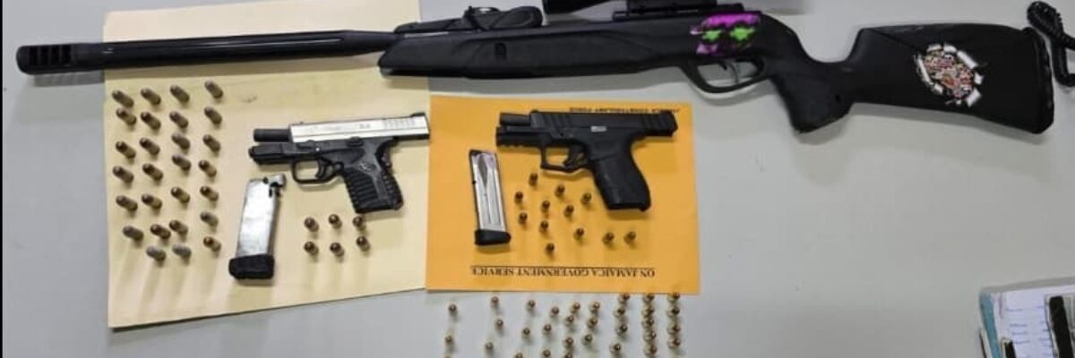 Four arrested in relation to gun seizure in Parry Town Ocho Rios, St. Ann