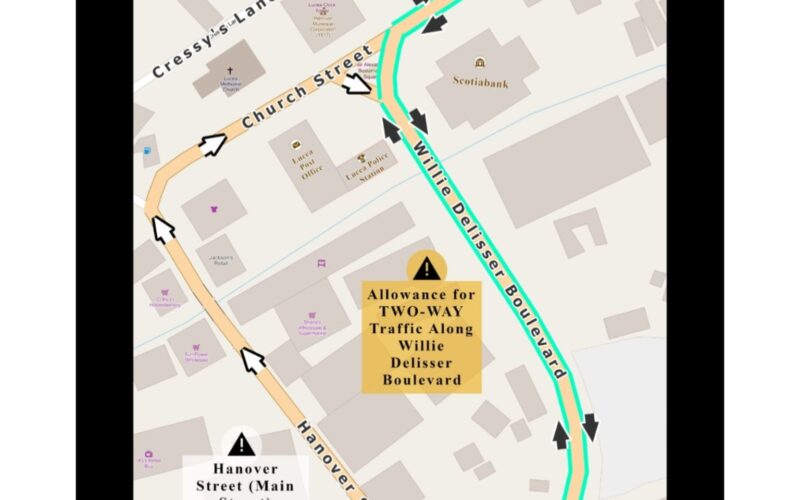 National Works Agency to implement major traffic changes in Lucea, Hanover