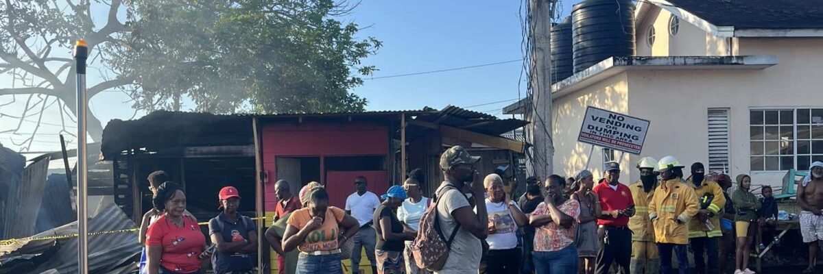 Opposition pledges support for vendors impacted by fire at Lucea market