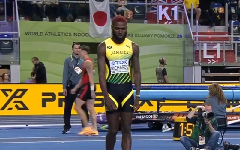 Richards mines second consecutive bronze -Jamaica’s medal tally moves to three at World Indoors