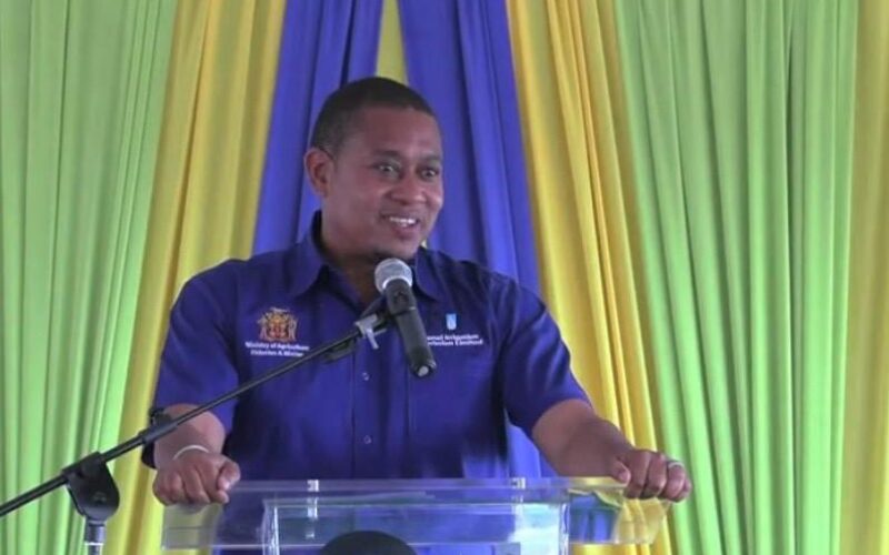 Agriculture Minister Floyd Green reminds farmers who want to construct rain water catchment ponds that they can get support from RADA