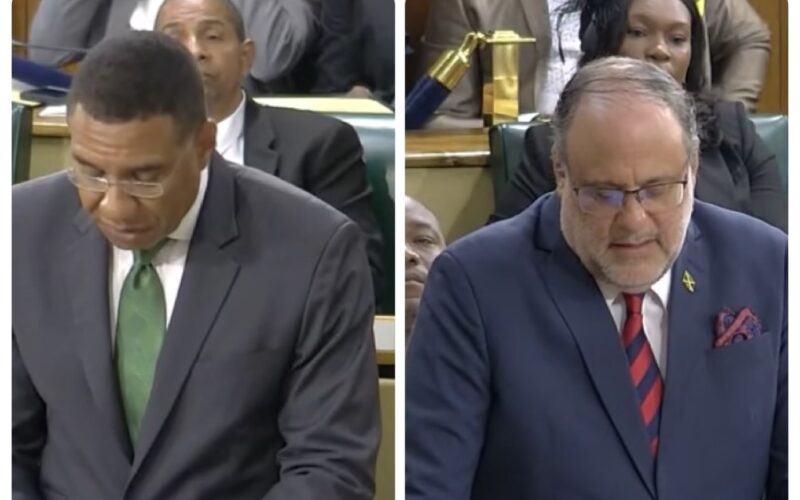 Prime Minister and Opposition Leader speak during opening of new parliamentary term