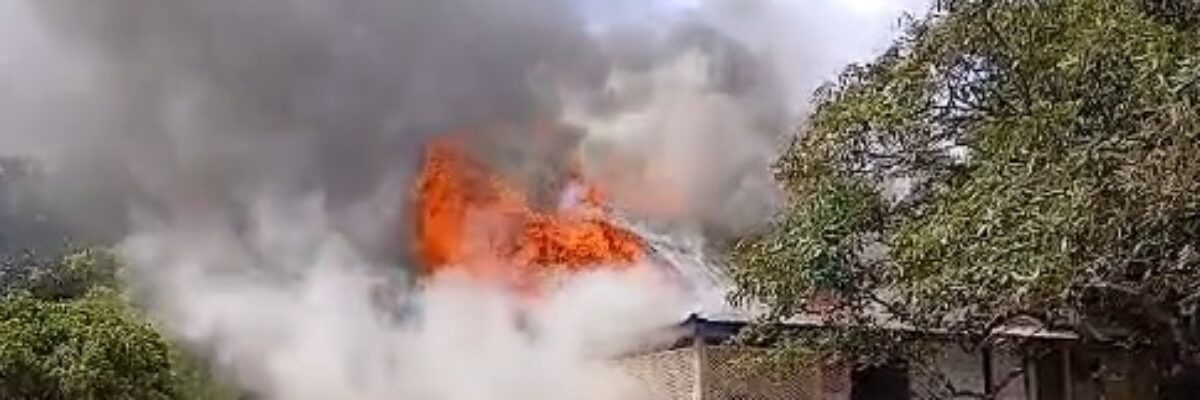 Fire damages barrack at JDF Up Park Camp again