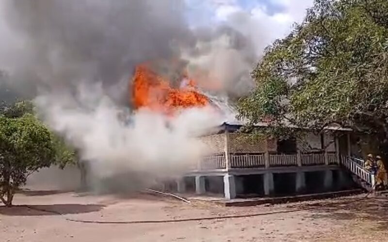 Fire damages barrack at JDF Up Park Camp again