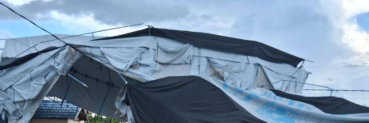 A freak storm impacted sections of Westmoreland yesterday