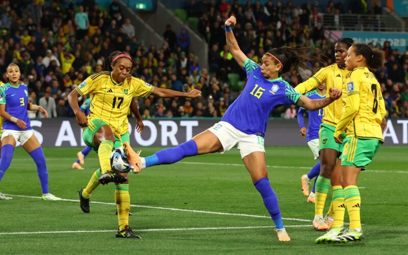 Reggae Girls suffer 4-nil loss to Brazil as the curtain decends on two game series