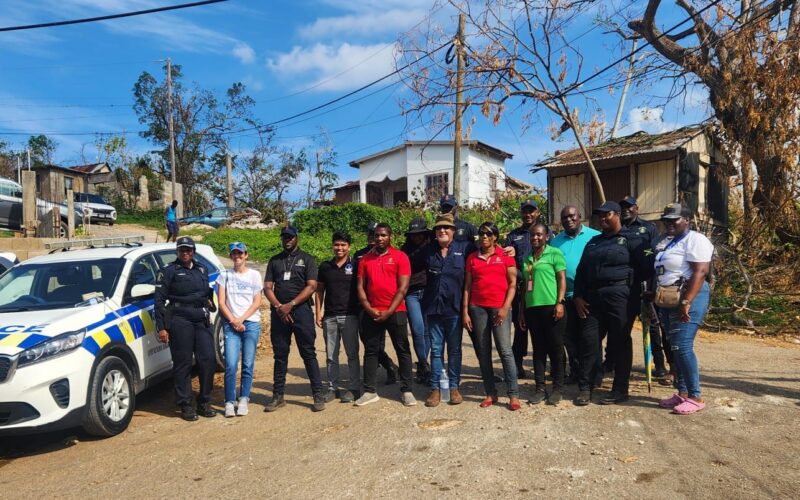 Tank Weld provides hundreds of Trelawny residents with care packages