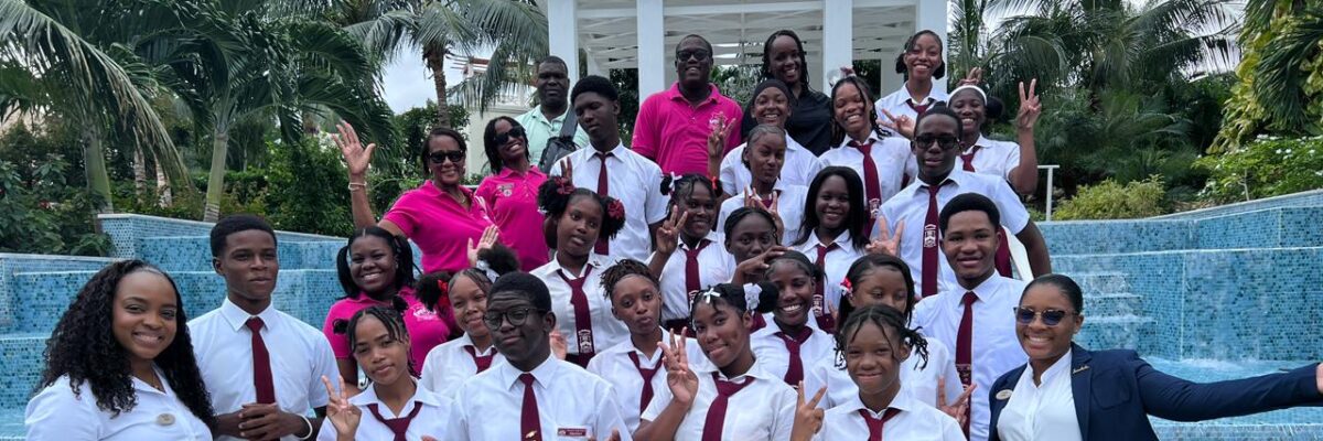 Students tour 2 Sandals resorts in St. Ann through Tourism in Schools Programme