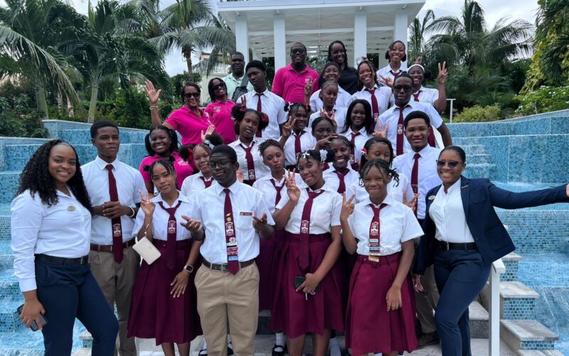 Students tour 2 Sandals resorts in St. Ann through Tourism in Schools Programme