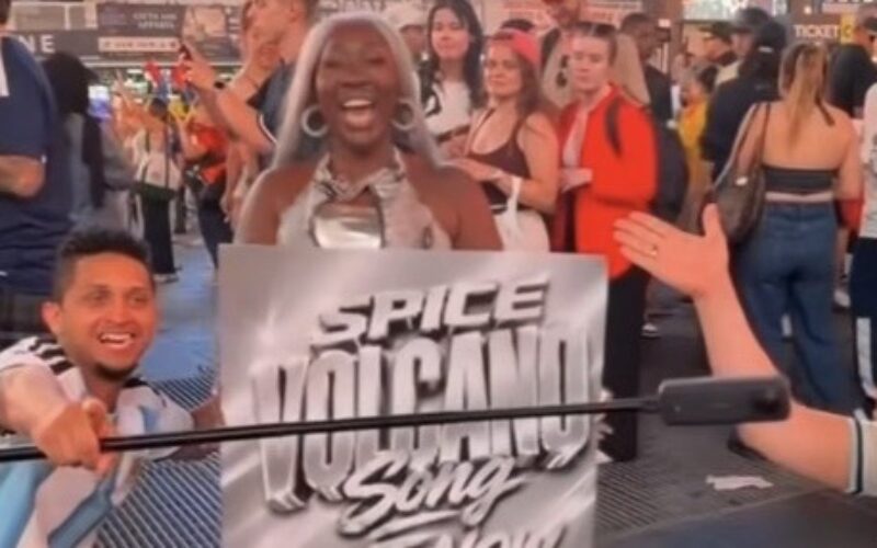 Spice turns up Times Square with ‘Volcano’ promotion
