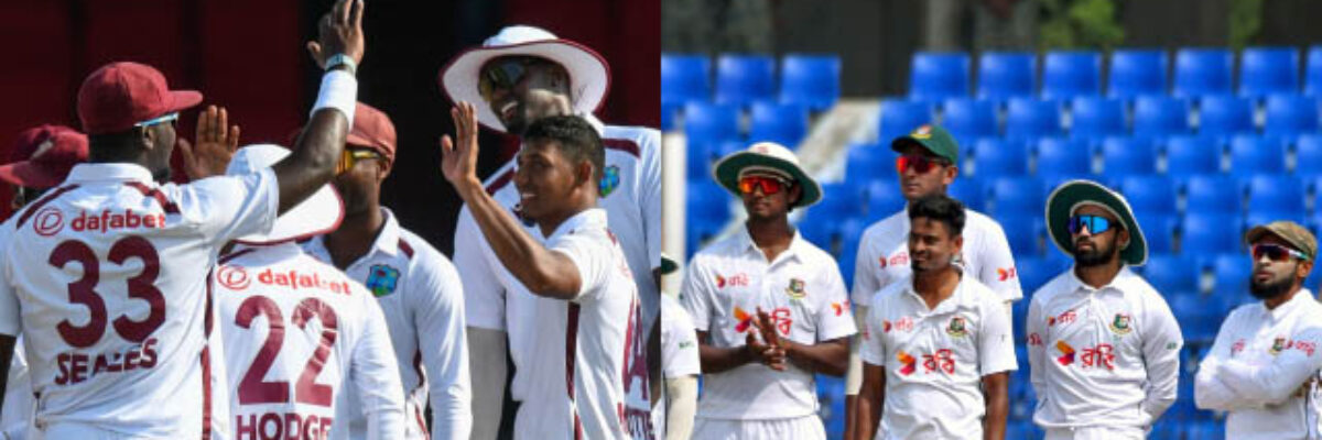 West Indies win 1st Test after Bangladesh batsman forced to retire hurt