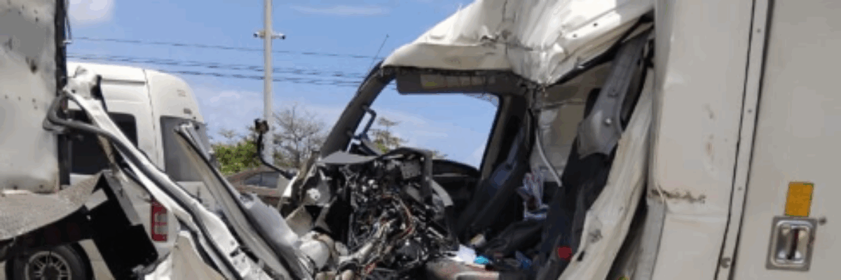 One dead, another injured along Richmond Main Road in St. Ann crash this morning