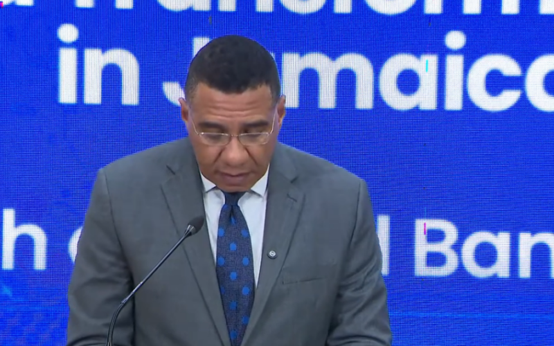 PM Dr. Andrew Holness says transaction costs for online banking must be reduced