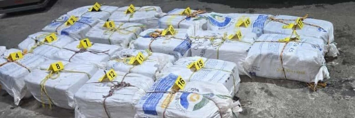 JDF Coast Guard seizes almost 1000 pounds of cocaine during a joint counter-narcotic operation offshore Jamaica