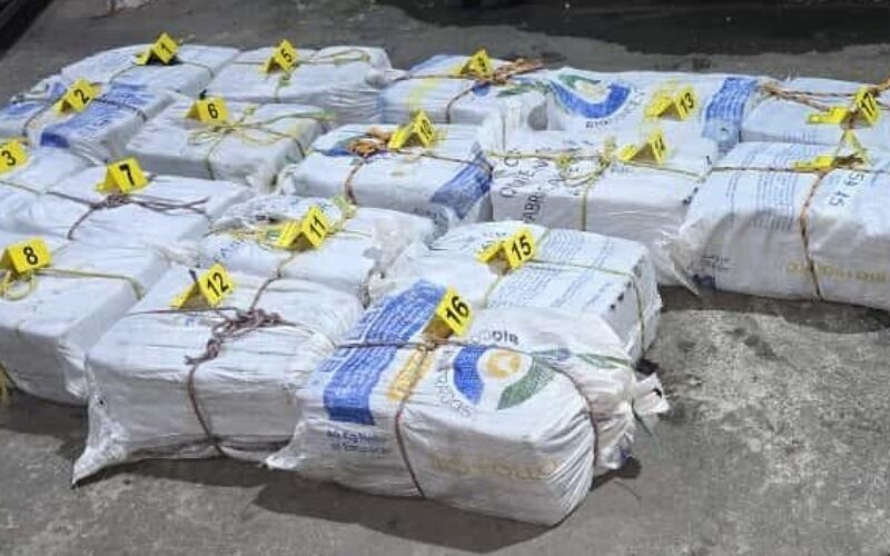 JDF Coast Guard seizes almost 1000 pounds of cocaine during a joint counter-narcotic operation offshore Jamaica
